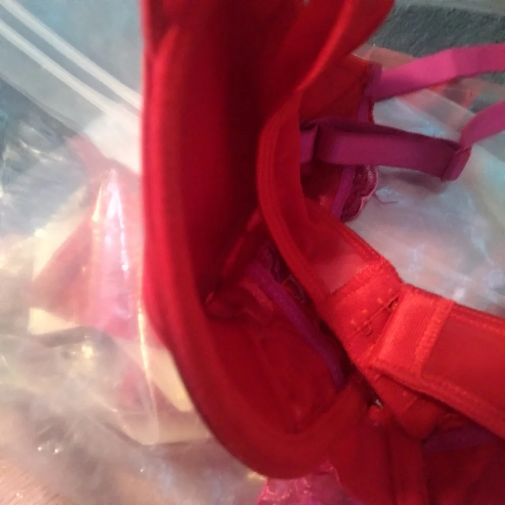 Rene Rofe Red Lace Bra - Picture 8 of 8